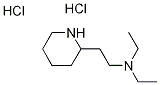 N,N-Diethyl-2-(2-piperidinyl)-1-ethanaminedihydrochloride Struktur