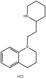 1-[2-(2-Piperidinyl)ethyl]-1,2,3,4-tetrahydroquinoline dihydrochloride Struktur