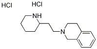 2-[2-(2-Piperidinyl)ethyl]-1,2,3,4-tetrahydroisoquinoline dihydrochloride Struktur