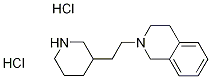 2-[2-(3-Piperidinyl)ethyl]-1,2,3,4-tetrahydroisoquinoline dihydrochloride Struktur