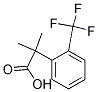 2-Methyl-2-[2-(trifluoromethyl)phenyl]-propanoic acid Struktur