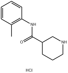 N-(2-Methylphenyl)-3-piperidinecarboxamidehydrochloride Struktur