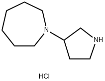 1-(3-Pyrrolidinyl)azepane dihydrochloride Struktur