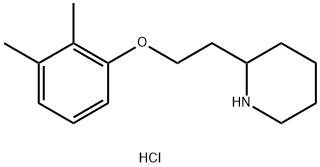 2-[2-(2,3-Dimethylphenoxy)ethyl]piperidinehydrochloride Struktur