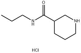 N-Propyl-3-piperidinecarboxamide hydrochloride Struktur