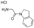 2-Amino-1-(2,3-dihydro-1H-indol-1-yl)-1-ethanonehydrochloride Struktur