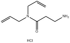 N,N-Diallyl-3-aminopropanamide hydrochloride Struktur