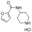 N-(4-Piperidinyl)-2-furamide hydrochloride Struktur