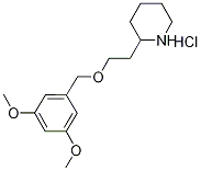 2-{2-[(3,5-Dimethoxybenzyl)oxy]ethyl}piperidinehydrochloride Struktur