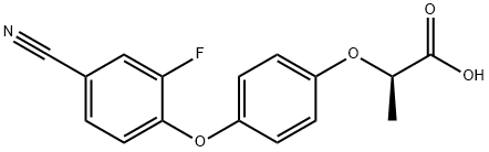 butyl 2-[4-(4-cyano-2-fluoro-phenoxy)phenoxy]propanoate