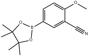 3-Cyano-4-methoxyphenylboronic acid pinacol ester Structure