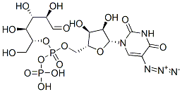 5-azidouridine 5'-diphosphoglucose Struktur