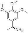 Benzenemethanamine, 3,4,5-trimethoxy-a-methyl-,(S)- Struktur