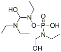 [[diethylamino-(ethyl-(hydroxymethyl)amino)phosphoryl]-ethyl-amino]met hanol Struktur