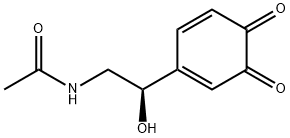 Acetamide, N-[2-(3,4-dioxo-1,5-cyclohexadien-1-yl)-2-hydroxyethyl]-, (R)- (9CI) Struktur