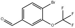 4-bromo-3-(trifluoromethoxy)benzaldehyde Struktur