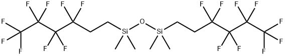 BIS(NONAFLUOROHEXYL)TETRAMETHYLDISILOXANE Struktur