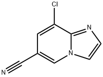 IMidazo[1,2-a]pyridine-6-carbonitrile, 8-chloro- Struktur