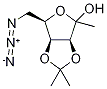 D-Tagatose, 6-azido-1,6-dideoxy-3,4-O-(1-methylethylidene)- Struktur