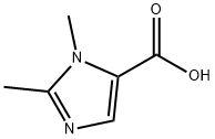 1,2-dimethyl-1H-imidazole-5-carboxylicacid Struktur