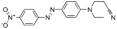 Propanenitrile,3-[ethyl[4-[(4-nitrophenyl)azo]phenyl]amino]- Struktur