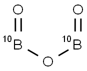 BORON-10B OXIDE Struktur