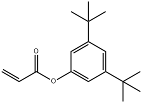 3,5-di-tert-butylphenyl acrylate Struktur