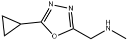 (5-Cyclopropyl-1,3,4-oxadiazol-2-yl)-n-methylmethanamine Struktur