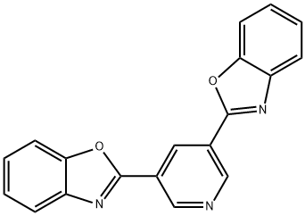 3，5-di（benzo(d)oxazol-2-yl)pyridine Struktur