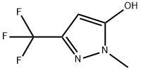 1-Methyl-3-(trifluoromethyl)-1H-pyrazol-5-ol Struktur