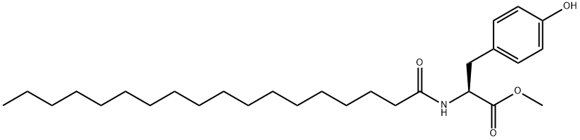 N-stearoyltyrosine methyl ester Struktur