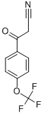 4-(TRIFLUOROMETHOXY)BENZOYL ACETONITRILE Struktur