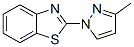 Benzothiazole, 2-(3-methyl-1H-pyrazol-1-yl)- (9CI) Struktur