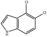 4,5-Dichloroindole Struktur