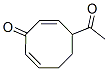 2,7-Cyclooctadien-1-one, 4-acetyl- (9CI) Struktur