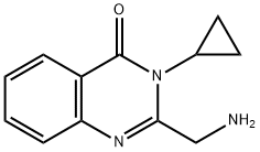 2-(aMinoMethyl)-3-cyclopropyl-3,4-
dihydroquinazolin-4-one hydrochloride Struktur