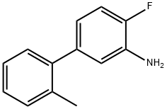 [1,1'-Biphenyl]-3-aMine, 4-fluoro-2'-Methyl- Struktur