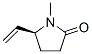 2-Pyrrolidinone,5-ethenyl-1-methyl-,(S)-(9CI) Struktur