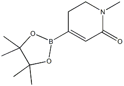 N-Methyl-2-pyridione-4-boronic ester Struktur