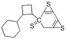 1,1-Dithiophenyl-2-cyclohexyl-cyclobutane Struktur