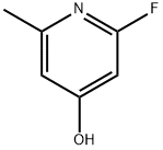 2-fluoro-6-Methylpyridin-4-ol Struktur