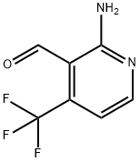 2-Amino-4-(trifluoromethyl)nicotinaldehyde Struktur