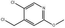 5-Chloro-4-chloroMethyl-2-Methoxy-pyridine Struktur