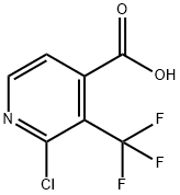 2-chloro-3-trifluoroMethylisonicotinic acid Struktur