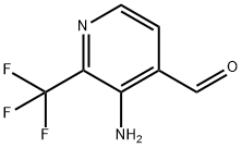 3-Amino-2-(trifluoromethyl)isonicotinaldehyde Struktur