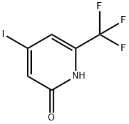 2-Hydroxy-4-iodo-6-(trifluoromethyl)pyridine Struktur