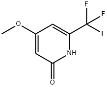 2-Hydroxy-4-methoxy-6-(trifluoromethyl)pyridine Struktur