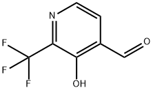 3-Hydroxy-2-(trifluoromethyl)isonicotinaldehyde Struktur