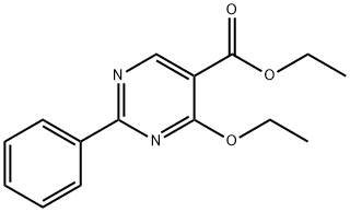 4-エトキシ-2-フェニル-5-ピリミジンカルボン酸エチル 化學構(gòu)造式