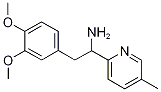 2-(3,4-Dimethoxy-phenyl)-1-(5-methyl-pyridin-2-yl) ethylamine Struktur